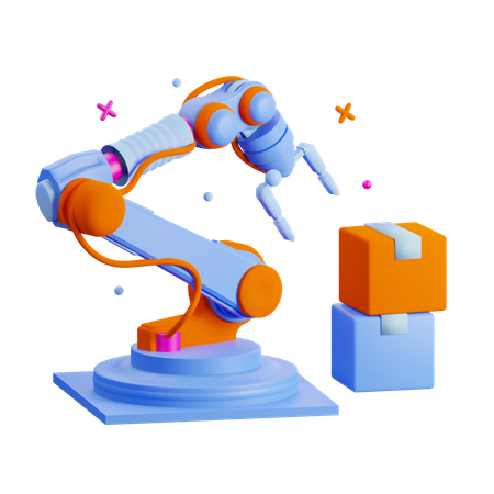 Robot Arm  3D Icon