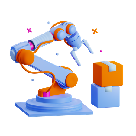 Robot Arm  3D Icon