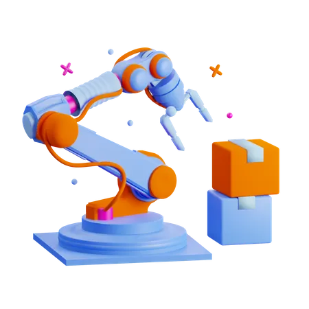 Robot Arm  3D Icon