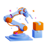 robot arm 3d logo
