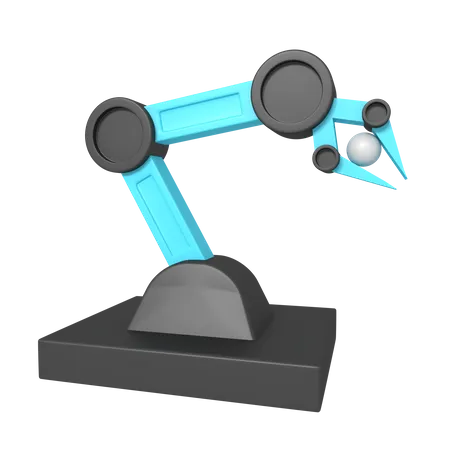 3 D Icon Of Robotic Machine Factory 3D Icon