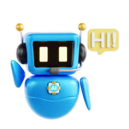 Robot Assistant  3D Icon