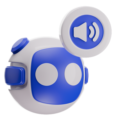 ロボットアシスタント  3D Icon