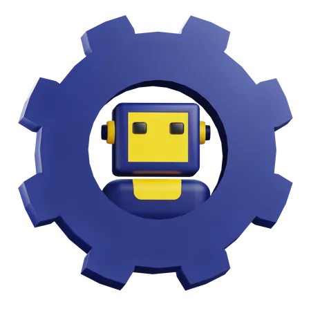 Robot Assistant  3D Icon