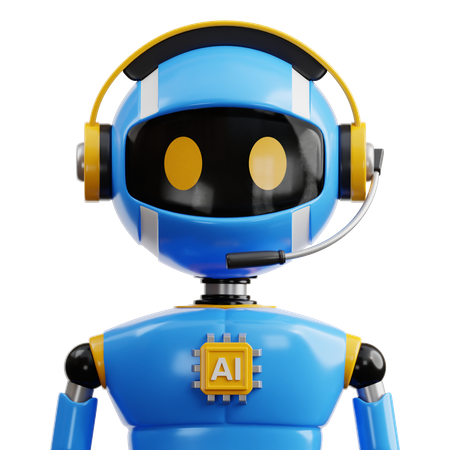Assistant robot  3D Icon