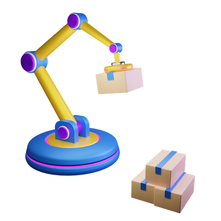 Automatisation des robots  3D Icon