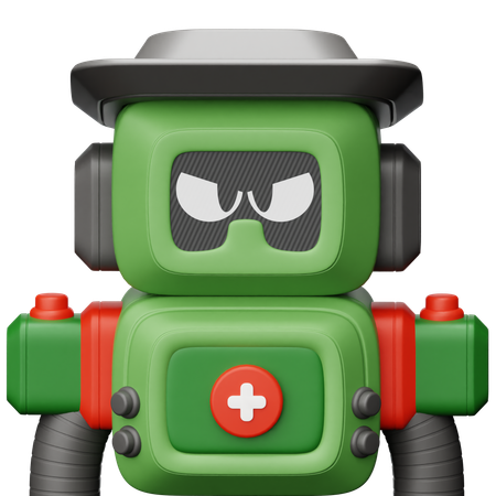 Avatar de robot  3D Icon