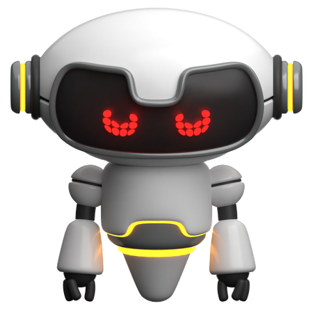 Batterie faible du robot  3D Icon