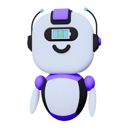 Batterie pleine du robot  3D Icon