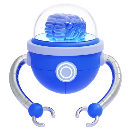 Robot Brain  3D Icon