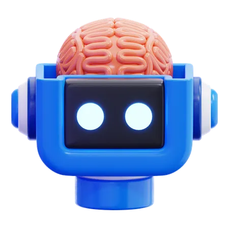 Robot Brain  3D Icon