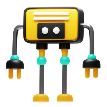 Robot Charger  3D Icon