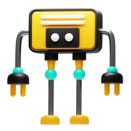 Robot Charger  3D Icon