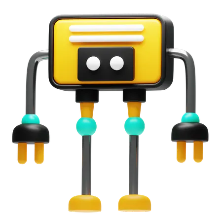 Robot Charger  3D Icon