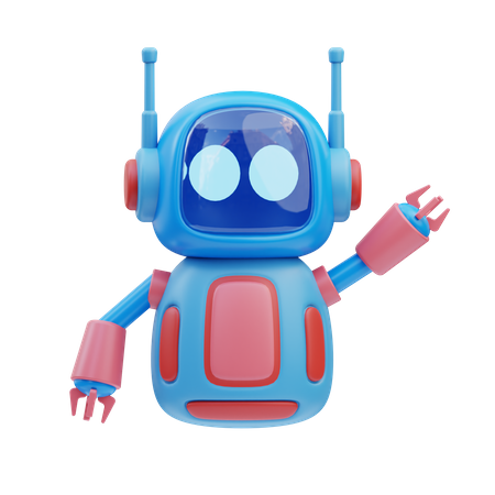 Compagnon robot  3D Icon