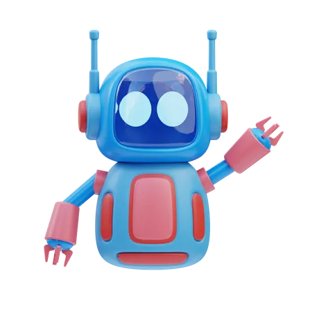 Compañero robot  3D Icon