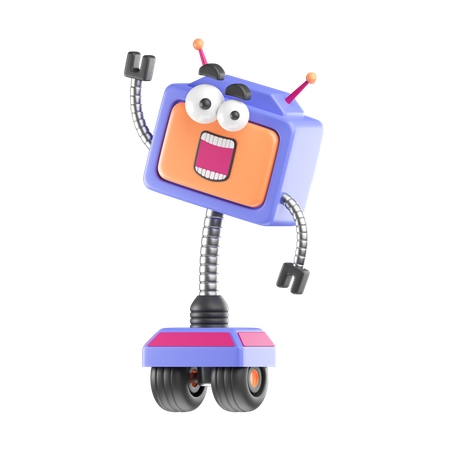 Robot Computer  3D Icon