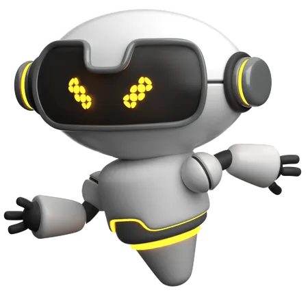 Robot corriendo  3D Icon