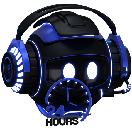 ロボットカスタマーサービス  3D Icon
