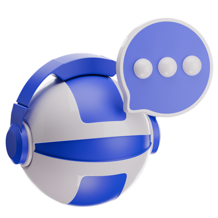 Robot de automatización de marketing  3D Icon