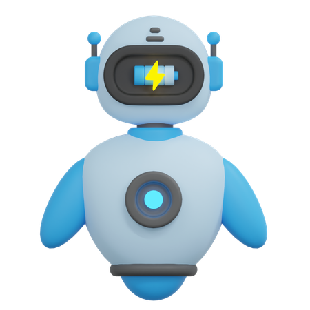 Robot de carga  3D Icon