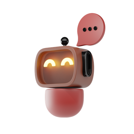 Robot de chat  3D Icon