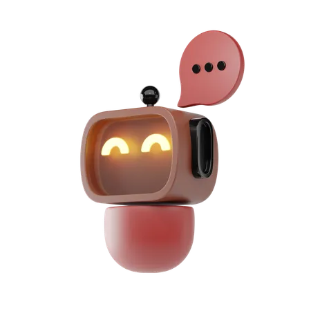 Robot de chat  3D Icon