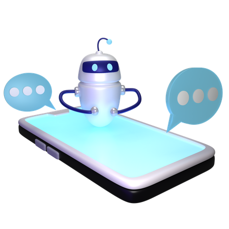 Robot de chat  3D Icon