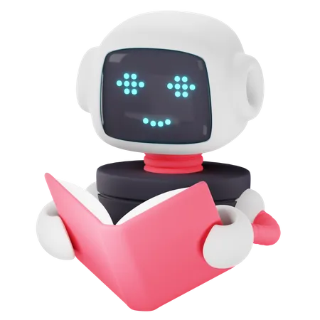 Robot de lecture  3D Icon