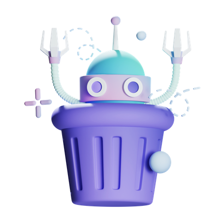 Déchets de robots  3D Icon