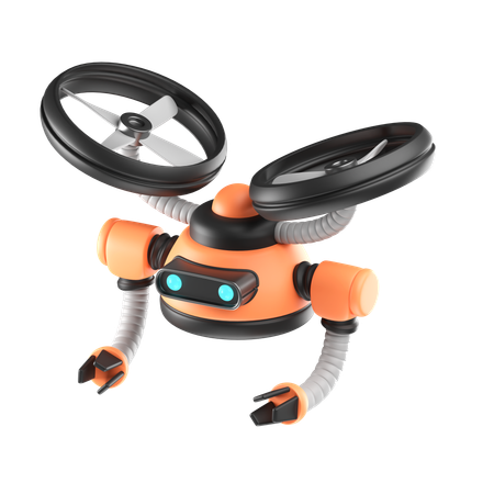 Robot drone  3D Icon