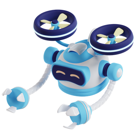 Robot drone  3D Icon