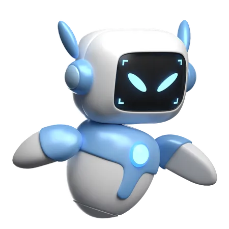 Robot en colère  3D Icon