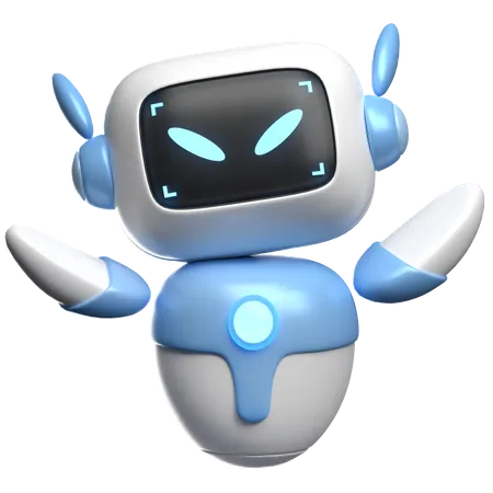 Robot en colère  3D Icon