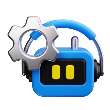 Engrenages de robot  3D Icon