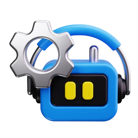 Engrenages de robot  3D Icon