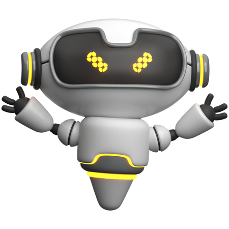 Robot enojado  3D Icon