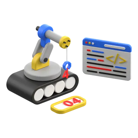 Robot Error  3D Icon