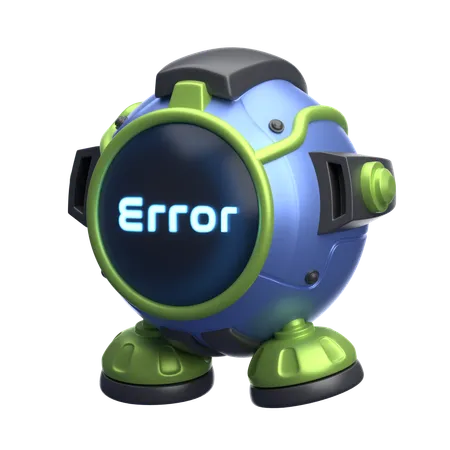 Robot Error  3D Icon