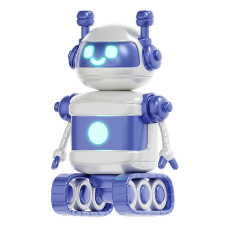 Robot spatial  3D Icon