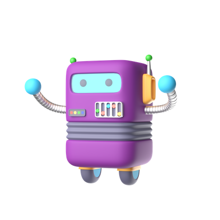 Robot espacial  3D Icon