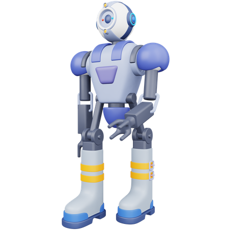 Robot espacial  3D Icon