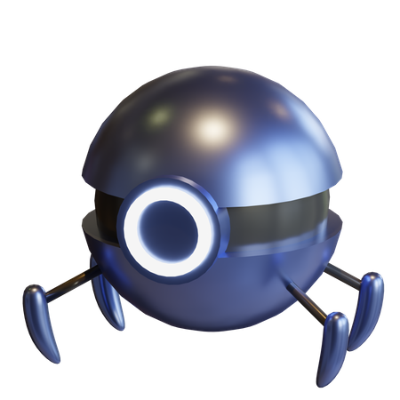 Robot espacial  3D Icon