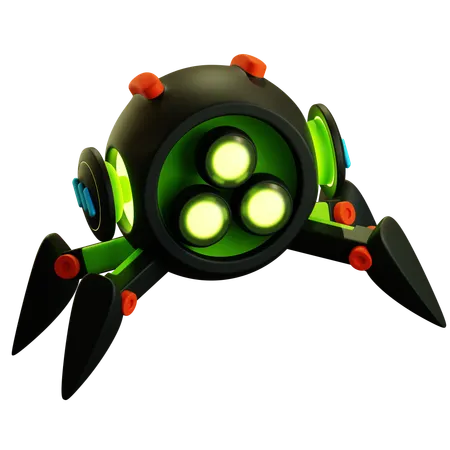Drone robot espion  3D Icon