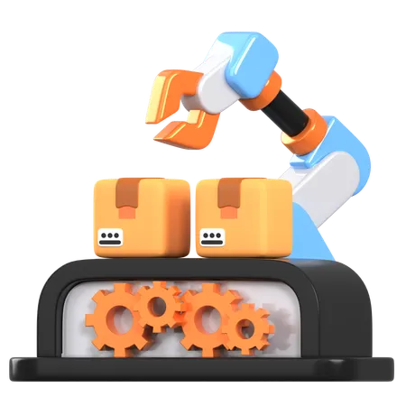 Robot Factory  3D Icon