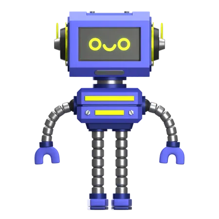 Robot feliz  3D Icon