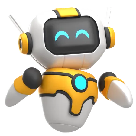 Robot feliz  3D Icon