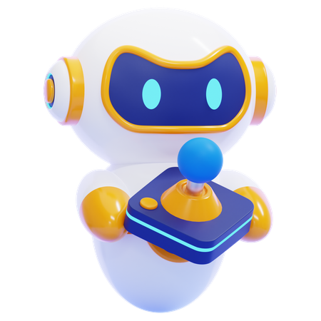 Robot gaming  3D Icon