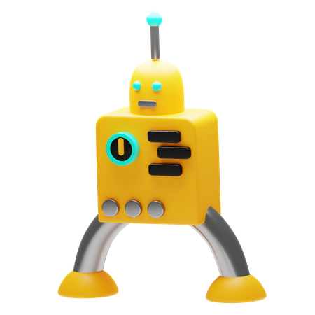 Robot Ghost  3D Icon
