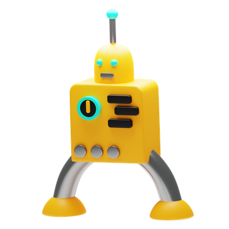 Robot Ghost  3D Icon
